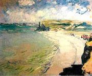 Claude Monet Beach in Pourville Spain oil painting artist